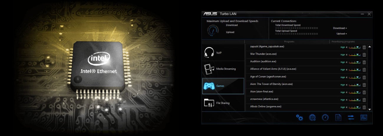 ASUS TUF Z390-PRO GAMING Sieć Intel LAN
