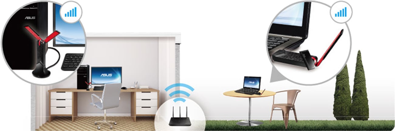 ASUS USB-AC68 WiFi b/g/n/ac