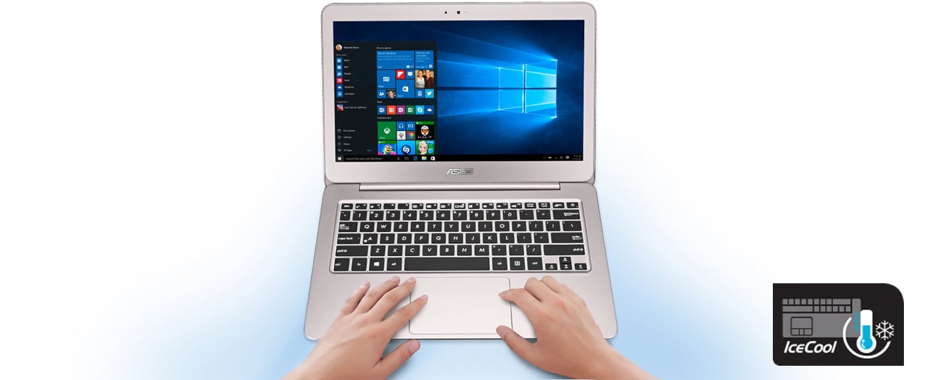 ASUS ZenBook UX306UA chłodzenie ICeCool