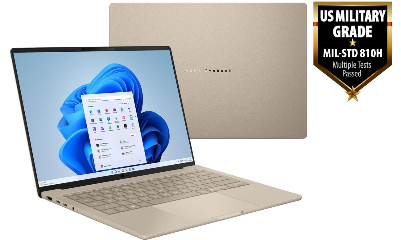 ASUS ZenBook A14 Snapdragon X2 Elite/16GB/512/Win11 OLED Beżowy