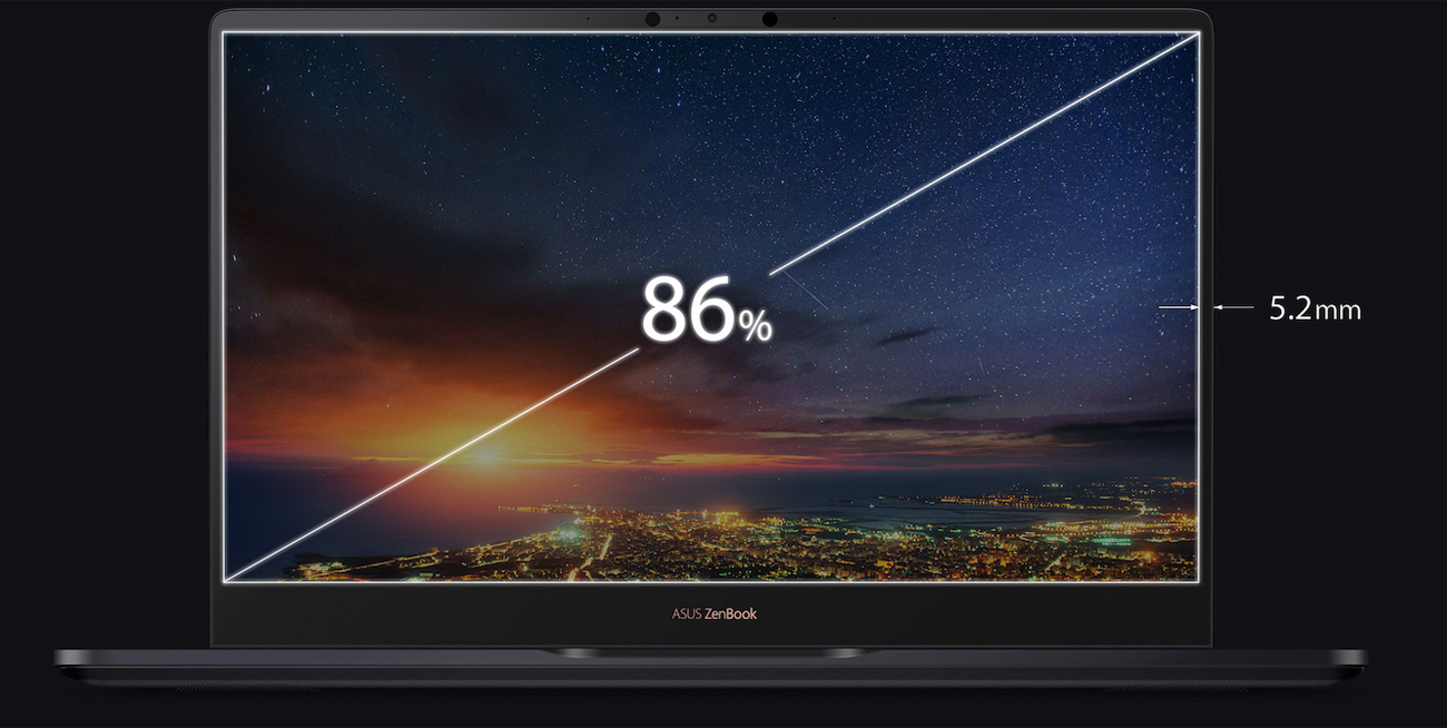 ASUS ZenBook Pro UX480 zachwycający ekran NanoEdge Full HD