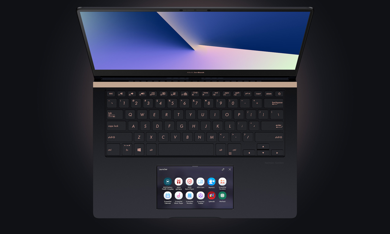 ASUS ZenBook Pro UX480 inteligentny touchpad Screenpad