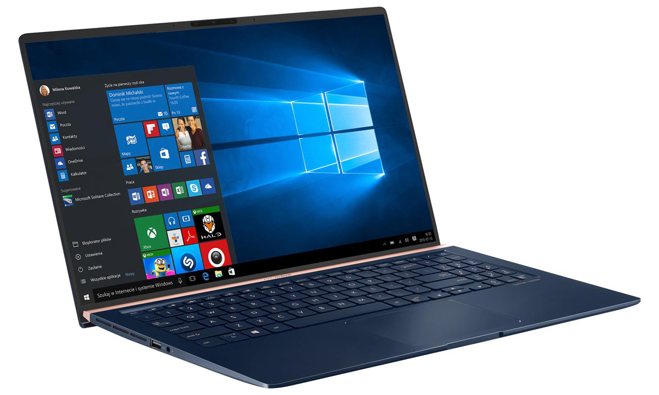 ASUS ZenBook UX533 komfort ergolift zawias