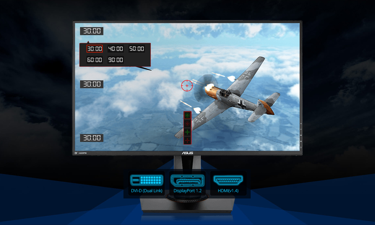 ASUS VG278Q Funkcje dla graczy