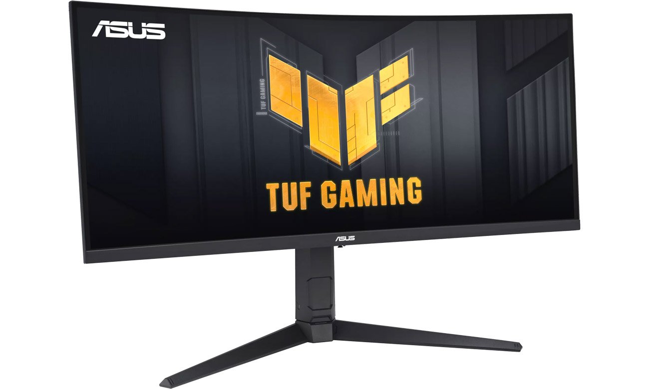 ASUS TUF Gaming VG34VQEL1A Curved widok z przodu pod kątem