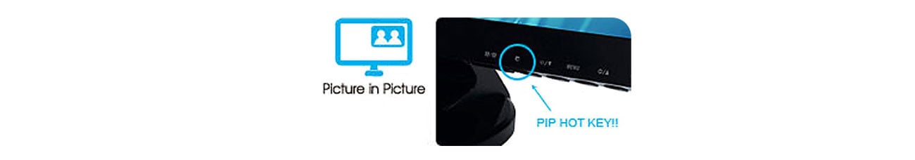 ASUS VK278Q Funkcja Picture in Picture