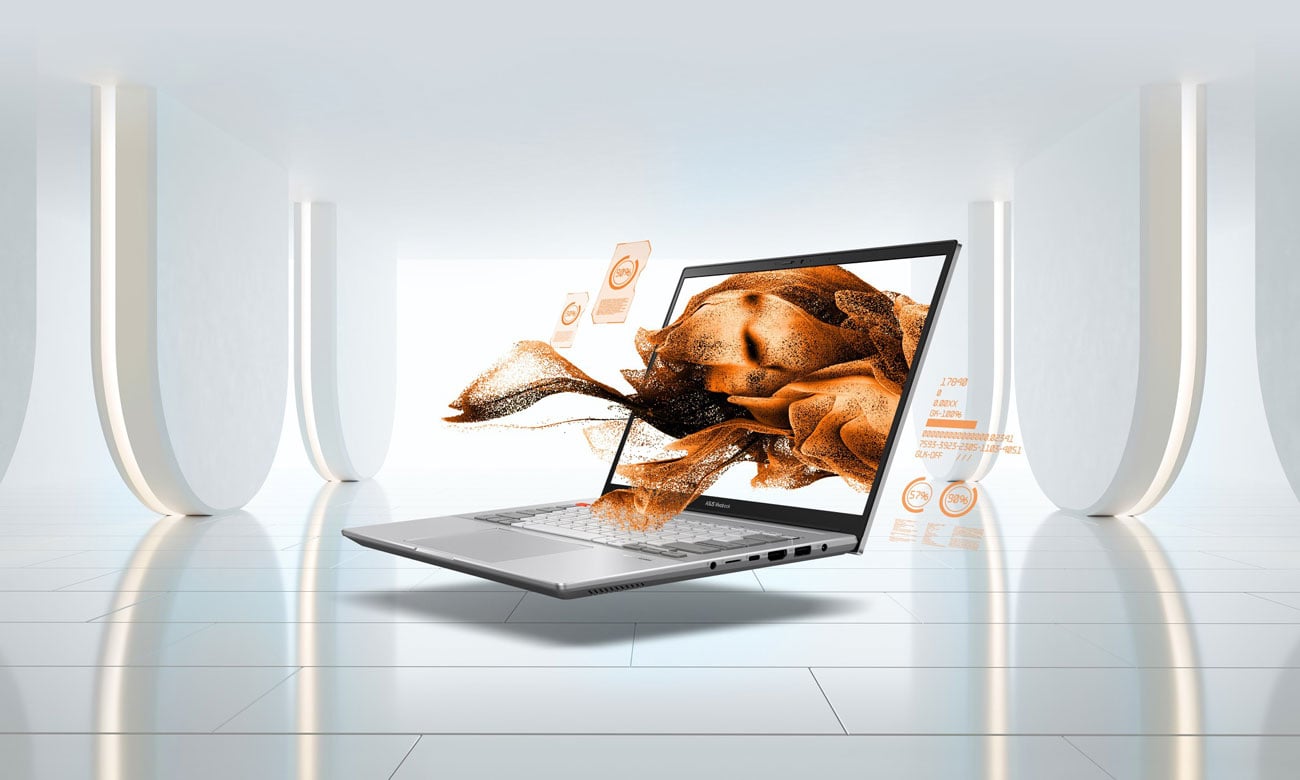 ASUS VivoBook 14 N7400 pokrycie barw DCI-P3