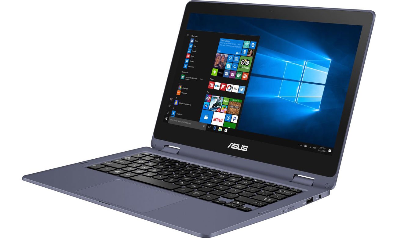 Laptop z dotykową matrycą