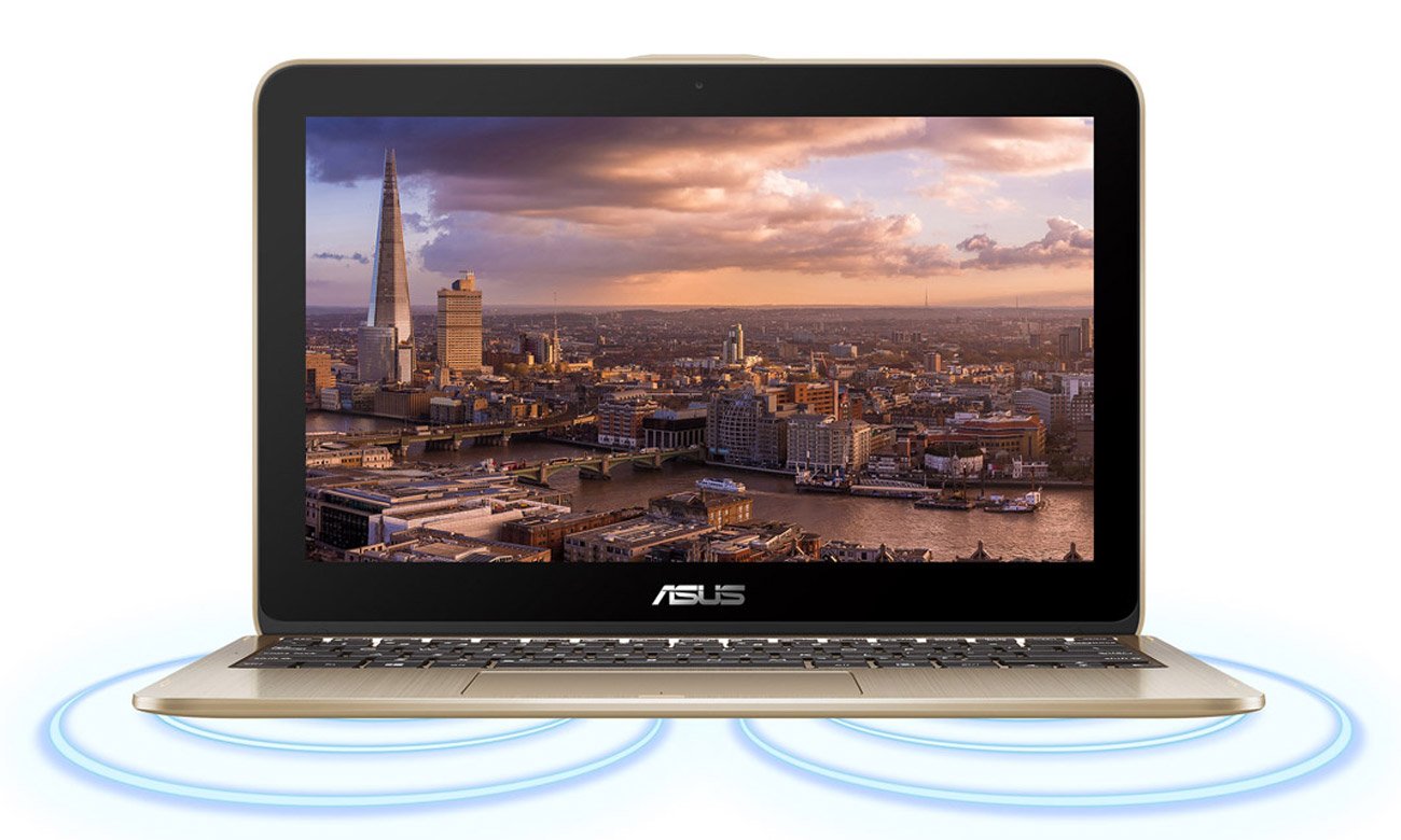 ASUS VivoBook Flip 12 TP203MAH Oszałamiający obraz, Dźwięk przestrzenny