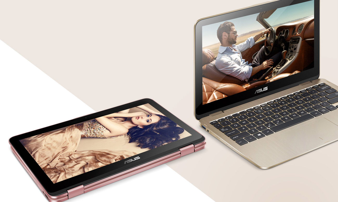 ASUS VivoBook Flip 12 TP203MAH Dwu łożyskowy zawias obracany o 360 stopni