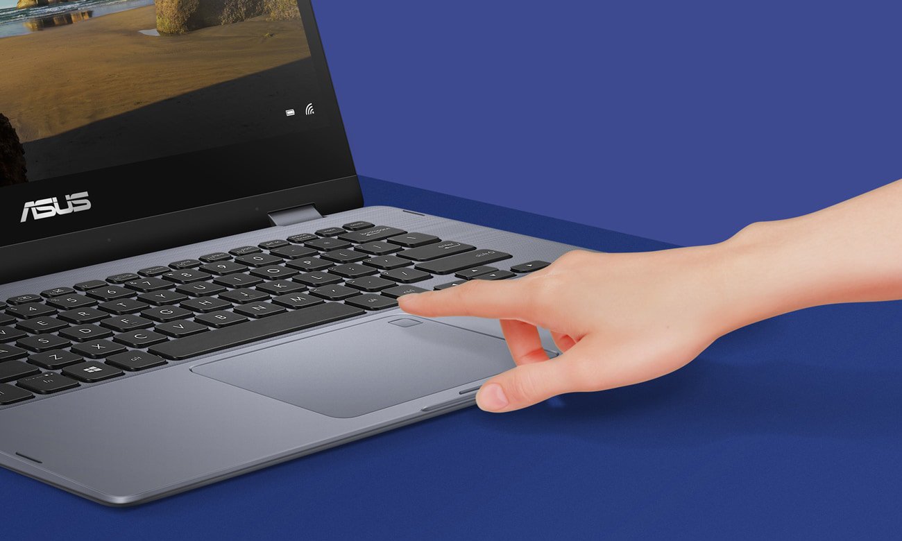 ASUS VivoBook Flip 14 TP412UA Wbudowany czytnik linii papilarnych