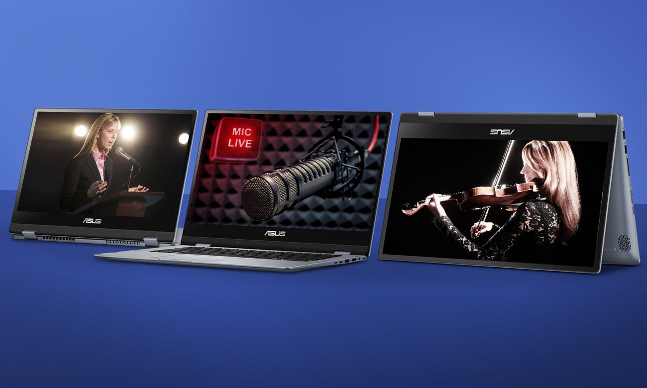 ASUS VivoBook Flip 14 TP412UA Niesamowite wrażenia dźwiękowe