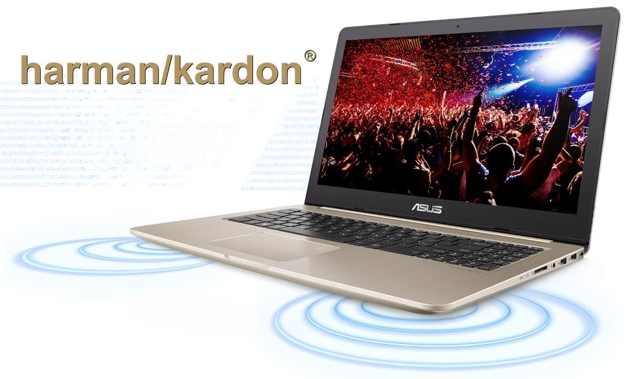 ASUS VivoBook Pro 15 N580VD Głośniki Harman Kardon z technologią Smart Amplifier