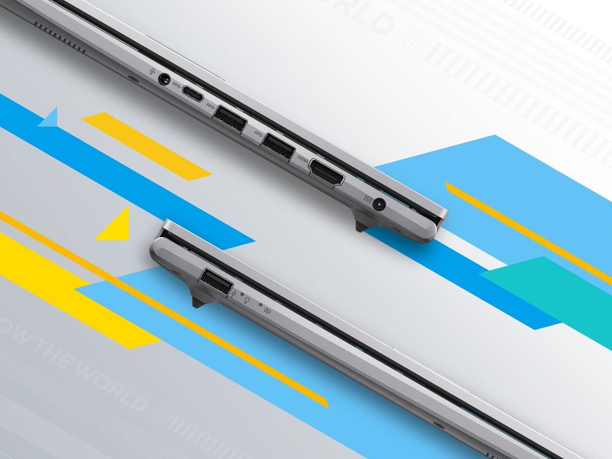 ASUS Vivobook 15 porty w obudowie