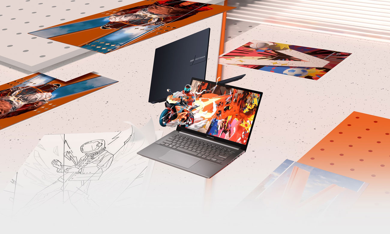 ASUS Vivobook Pro 14 laptop do projektowania