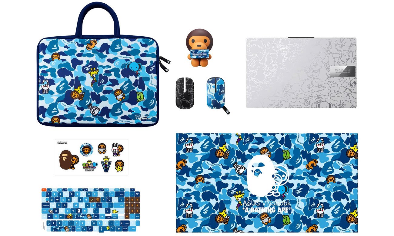 Akcesoria w zestawie ASUS Vivobook S15 BAPE czarny