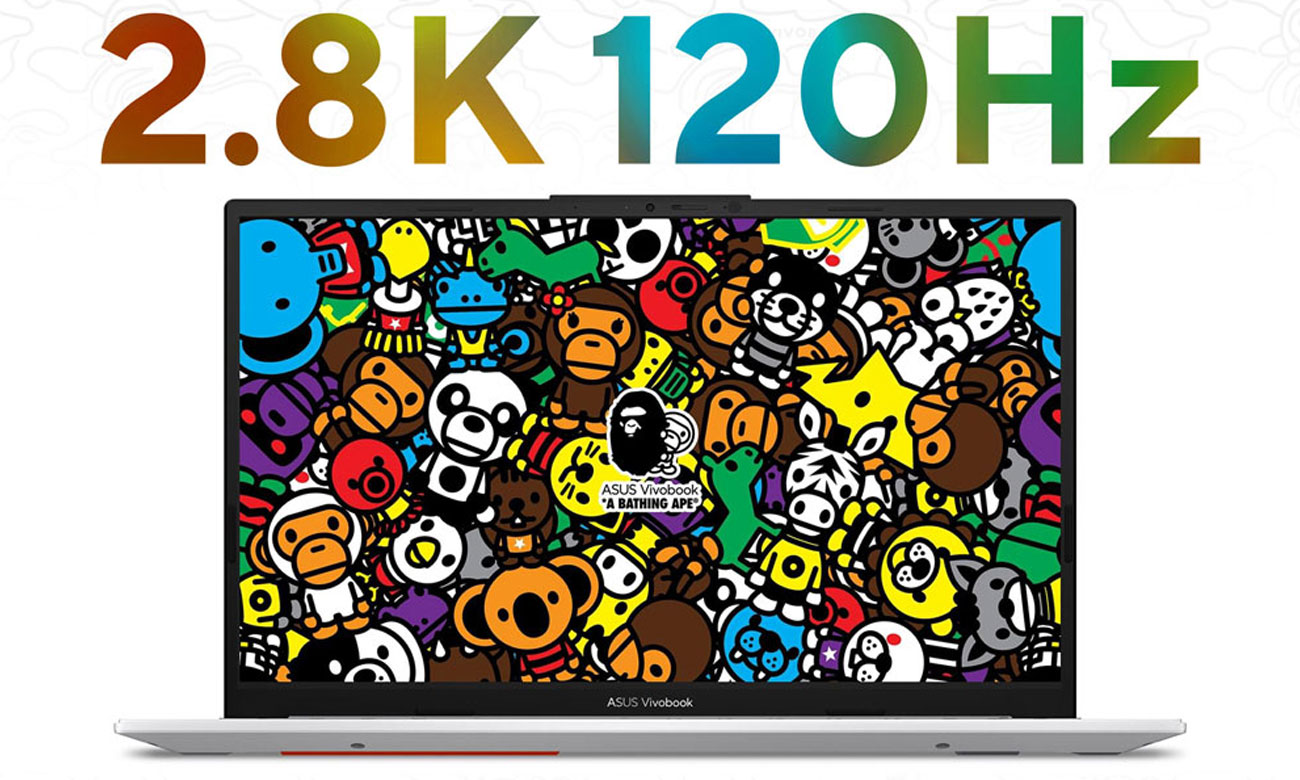 ASUS Vivobook S15 BAPE Edition ekran OLED 120 Hz