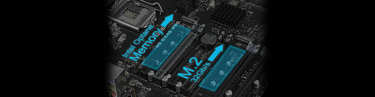 ASUS WS C246 PRO Złącza M.2