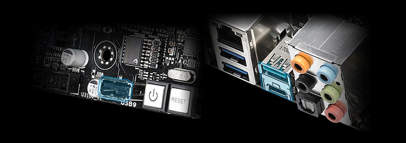 ASUS WS C246 PRO Porty USB