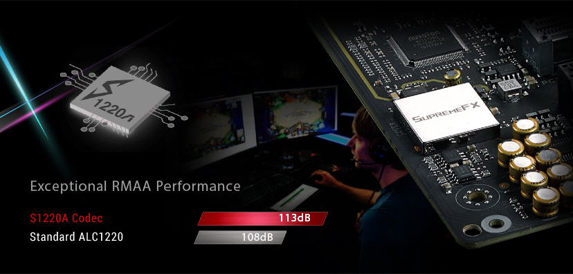 ASUS STRIX X299-E Gaming Dźwięk SupremeFX