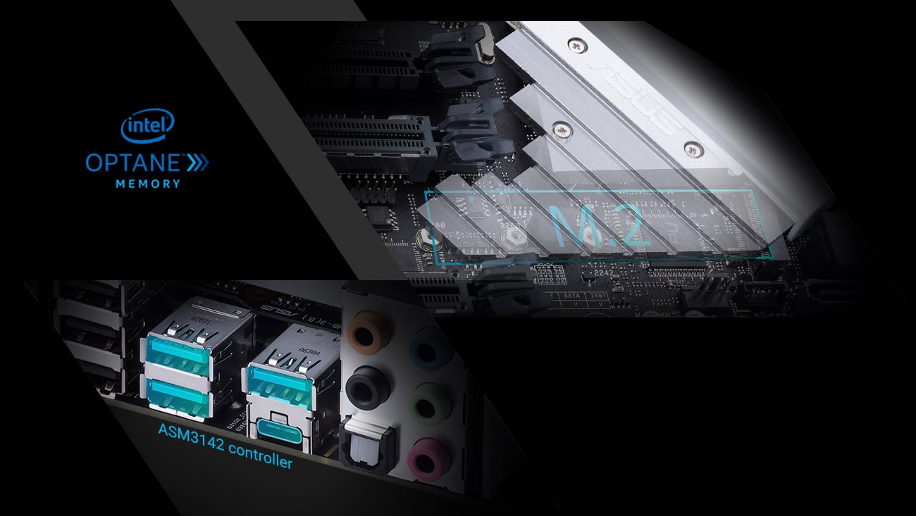 ASUS PRIME X299 Deluxe Wydajność M.2 Intel Optane USB