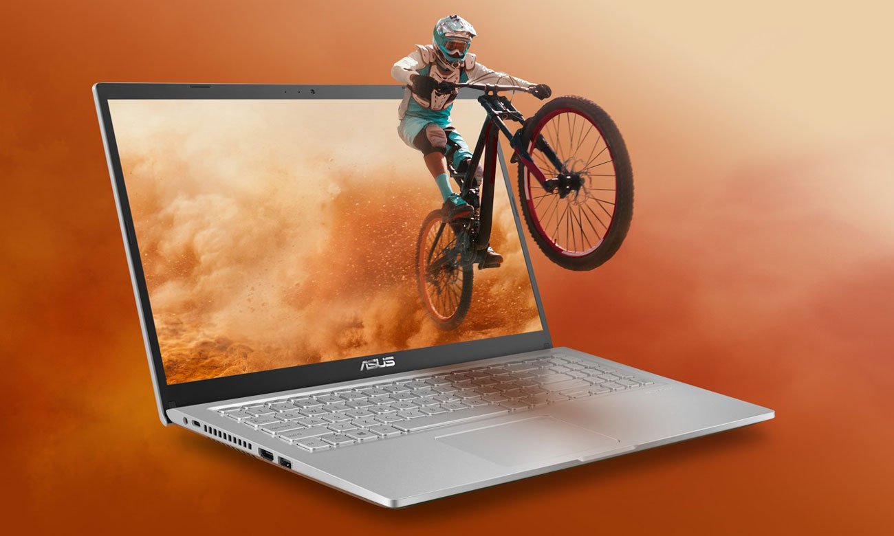 ASUS X515FA klawiatura i ekran