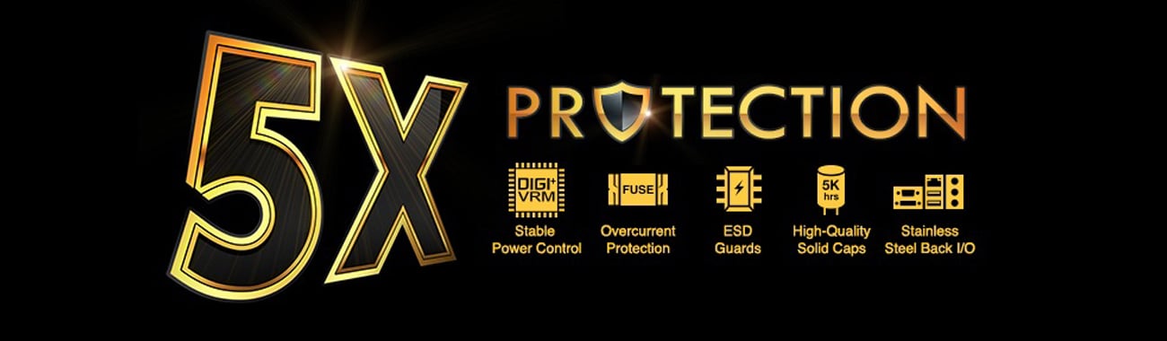 ASUS X79 DELUXE ochrona asus 5x