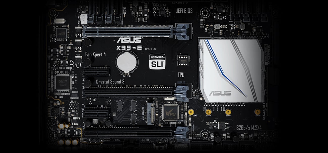 ASUS X99-E obsługa wielu kart graficznych
