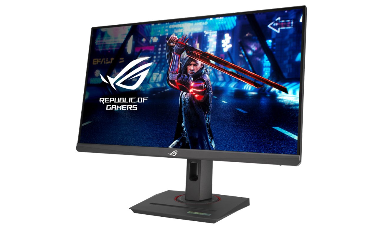 ASUS ROG Strix XG259QNS widok z przodu pod kątem