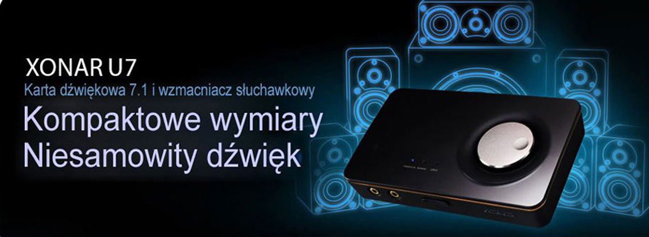 Karta muzyczna ASUS Xonar U7 USB