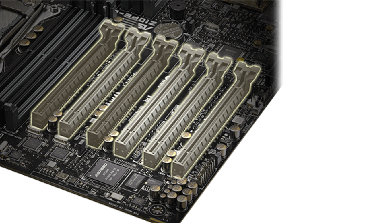 ASUS Z10PE-D16 WS 6 złączy PCI-E Gen3 x16