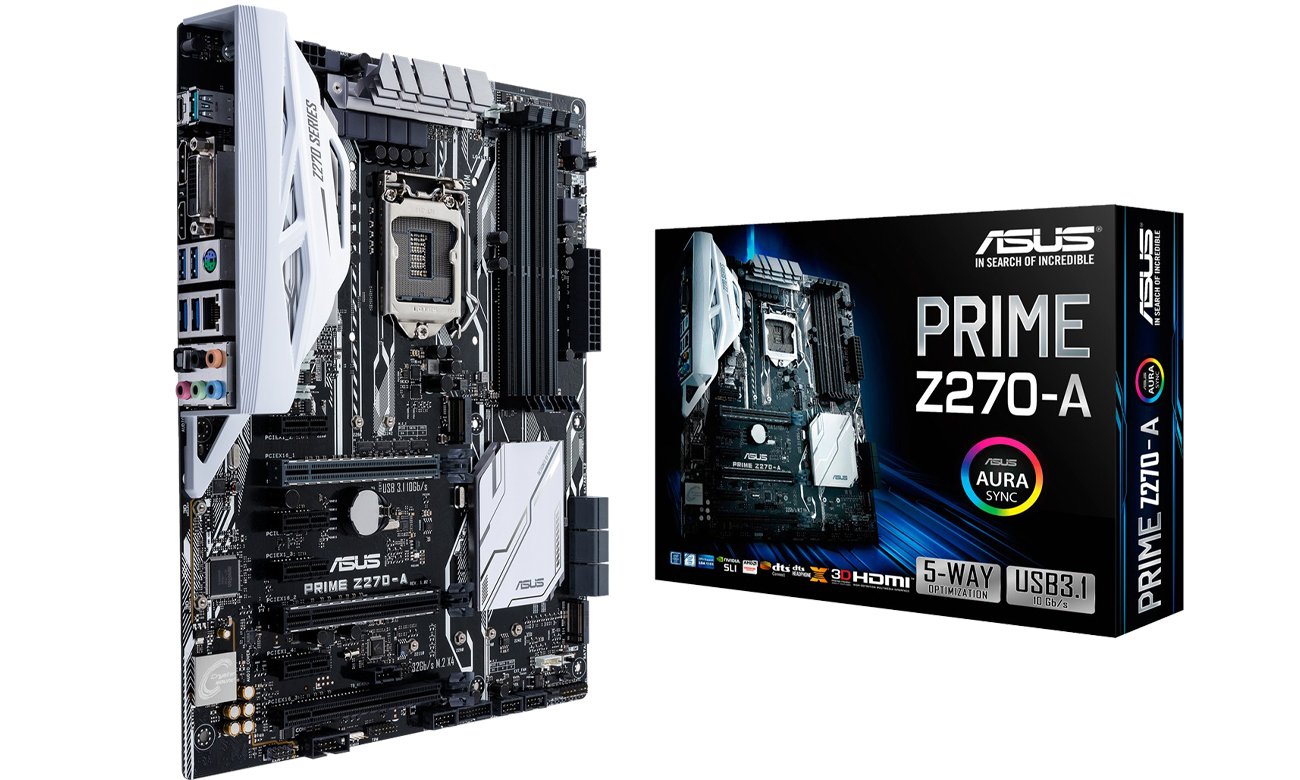 ASUS Z270-A Widok Z Przodu