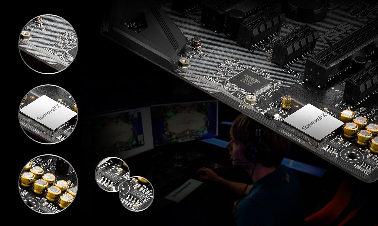 ASUS Z270F GAMING dźwięk SupremeFX