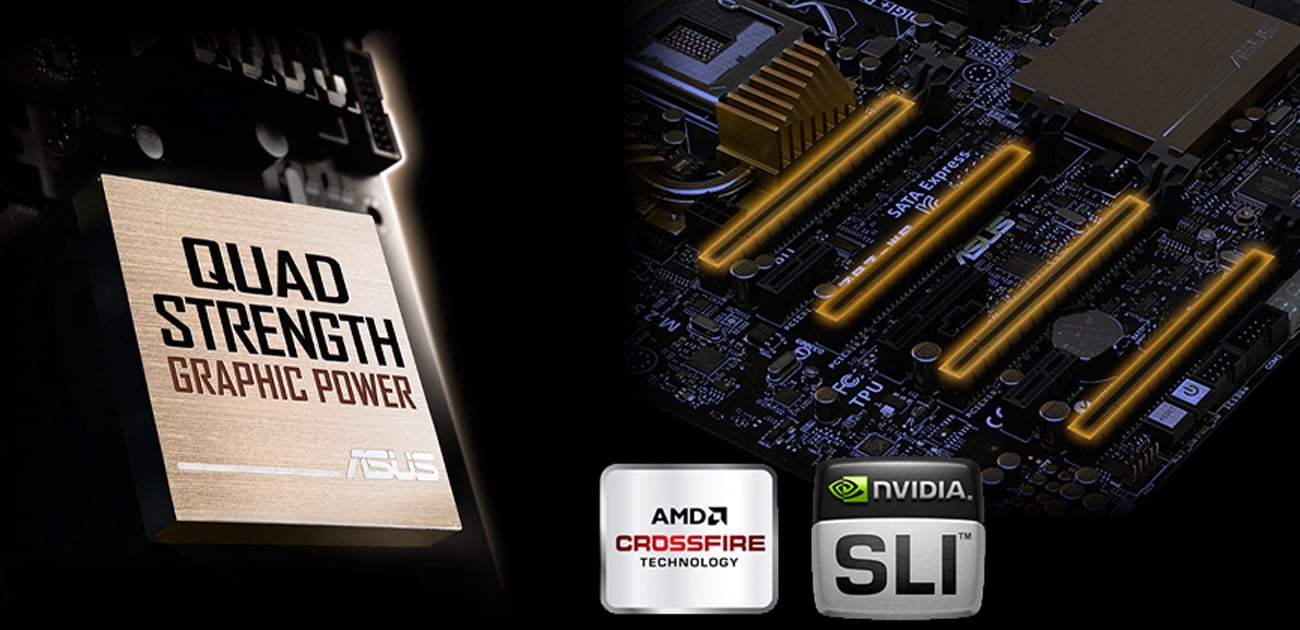 ASUS Z97-WS cztery PCI-E