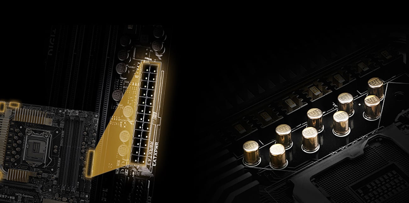 ASUS Z97-WS wydajne zasilanie