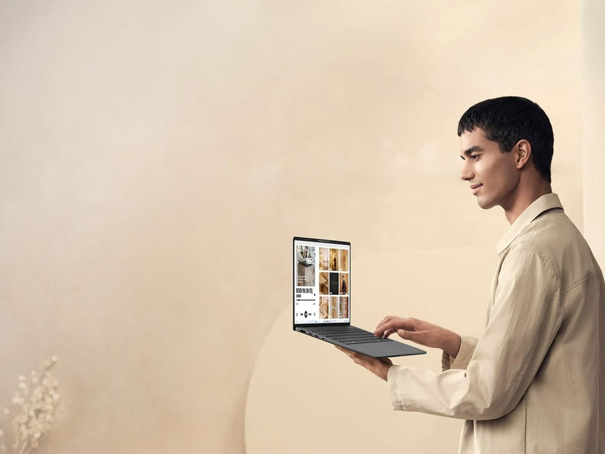 ASUS ZenBook A14 bok