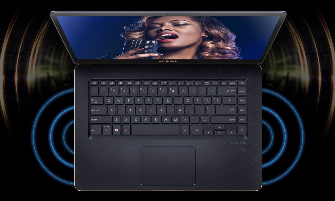 ASUS ZenBook Pro 15 UX550GE System dźwiękowy Harman Kardon