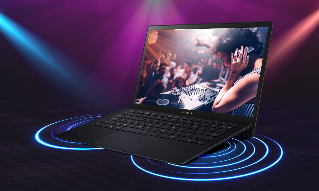 ASUS ZenBook S UX391UA Wciągający dźwięk Harman Kardon, ASUS SonicMaster Premium