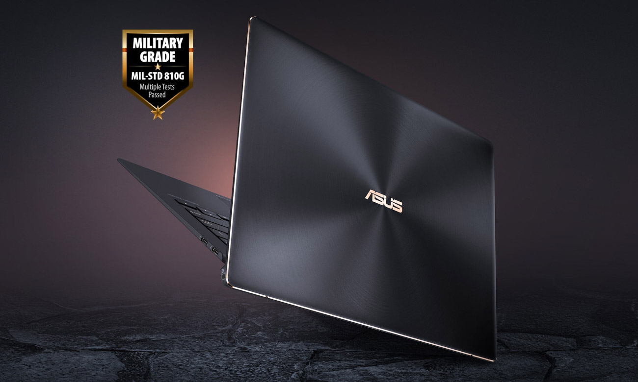 ASUS ZenBook S UX391UA Wytrzymałość na poziomie militarnym