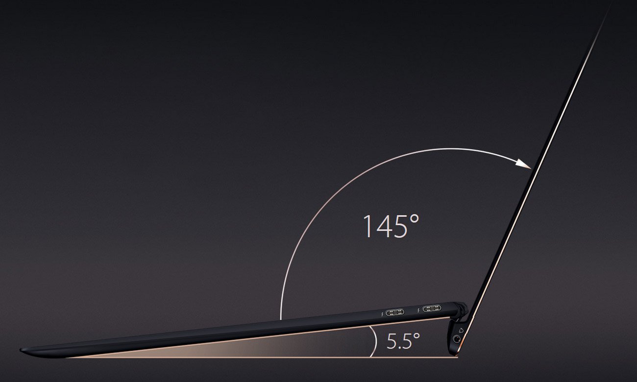 ASUS ZenBook S UX391UA Wygodne pisanie, wydajne chłodzenie, lepszy dźwięk
