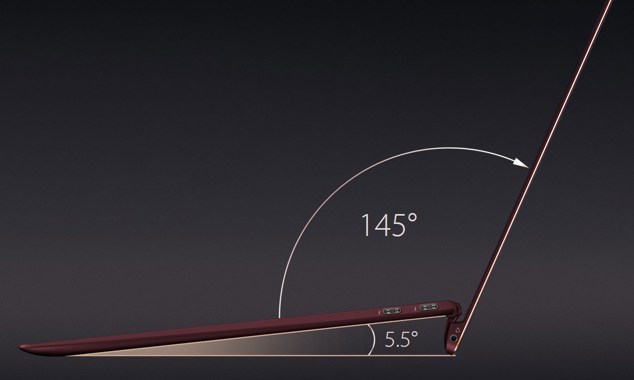 ASUS ZenBook S UX391UA Wygodne pisanie, wydajne chłodzenie, lepszy dźwięk