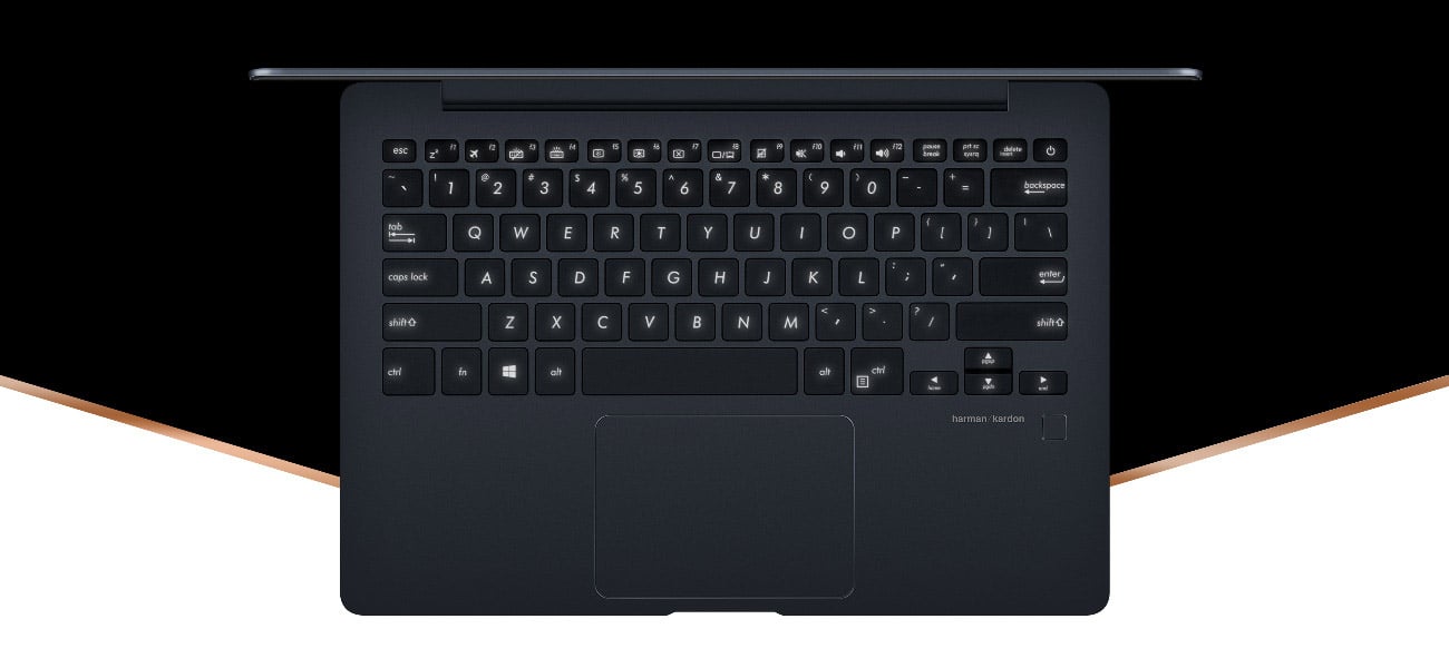 ASUS ZenBook 13 UX331UAL Podświetlana klawiatura, precyzyjny touchpad