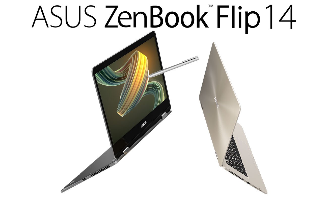 ASUS ZenBook Flip 14 UX461UN Czysta moc, elegancko wyrafinowana