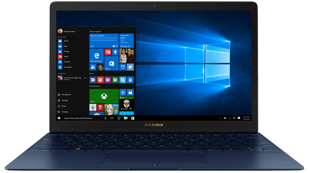 ZenBook 3 przód