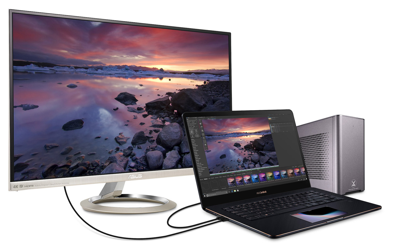 ASUS ZenBook Pro 15 UX580GE Technologia Thunderbolt 3