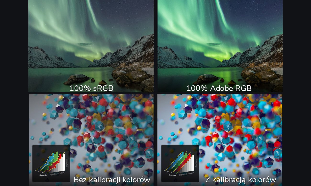 ASUS ZenBook Pro 15 UX580GE Delta E < 2 - większa precyzja wyświetlania barw