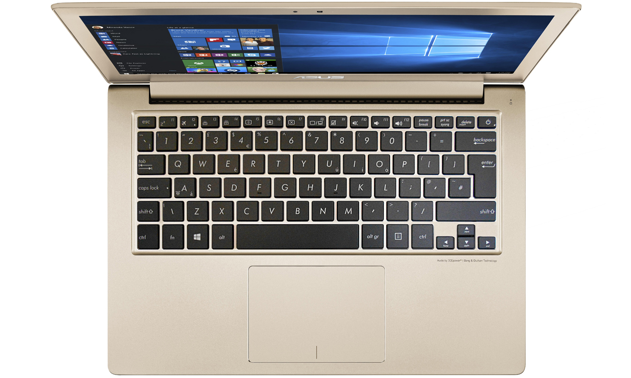 ASUS ZenBook UX303UB podświetlana klawiatura panel dotykowy smart gesture