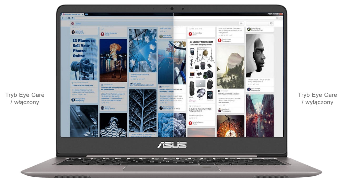 ASUS ZenBook UX410UA Asus Eye Care