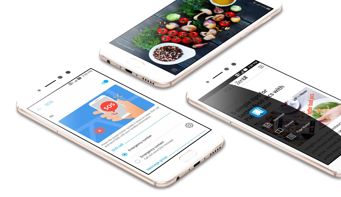 ASUS Zenfone 4 Selfie Pro zenui 4.0