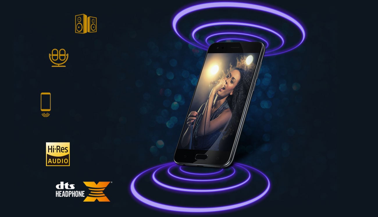 ASUS Zenfone 4 głosniki stereo